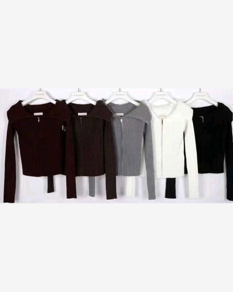Golfino donna Jean Louis Francoise misto all'ingrosso modello HG69293 - L&Y - foto 2