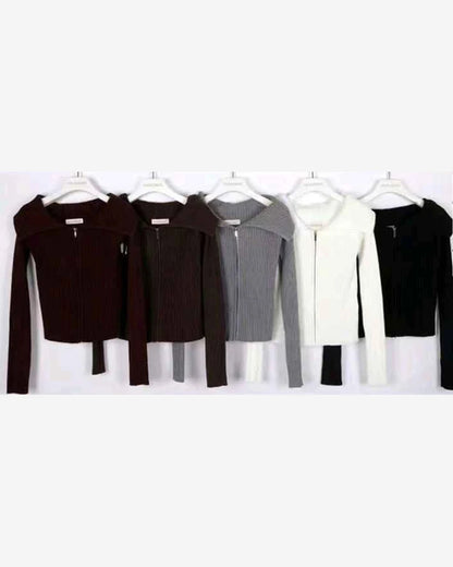 Golfino donna Jean Louis Francoise misto all'ingrosso modello HG69293 - L&Y - foto 2