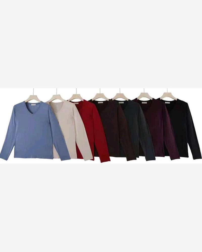 Maglia donna Blu Oltre all'ingrosso modello HS60051A - L&Y - foto 2