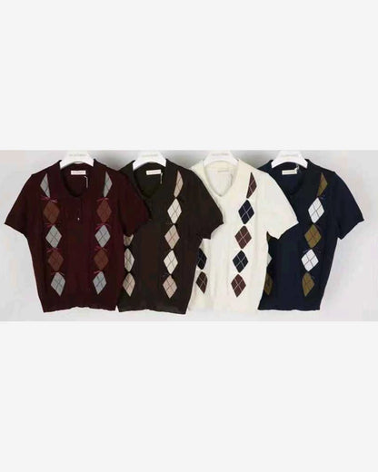 Maglia donna Jean Louis Francoise misto all'ingrosso modello HS69387-1 - L&Y - foto 2