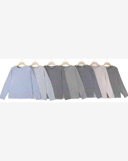 Maglia donna Blu Oltre all'ingrosso modello HT60052A - L&Y - foto 2