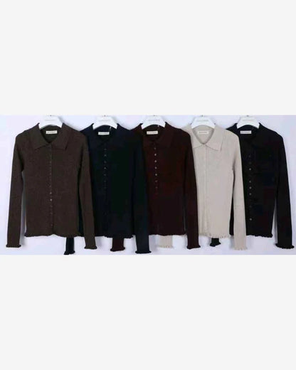 Golfino donna Jean Louis Francoise misto all'ingrosso modello HW69044 - L&Y - foto 2