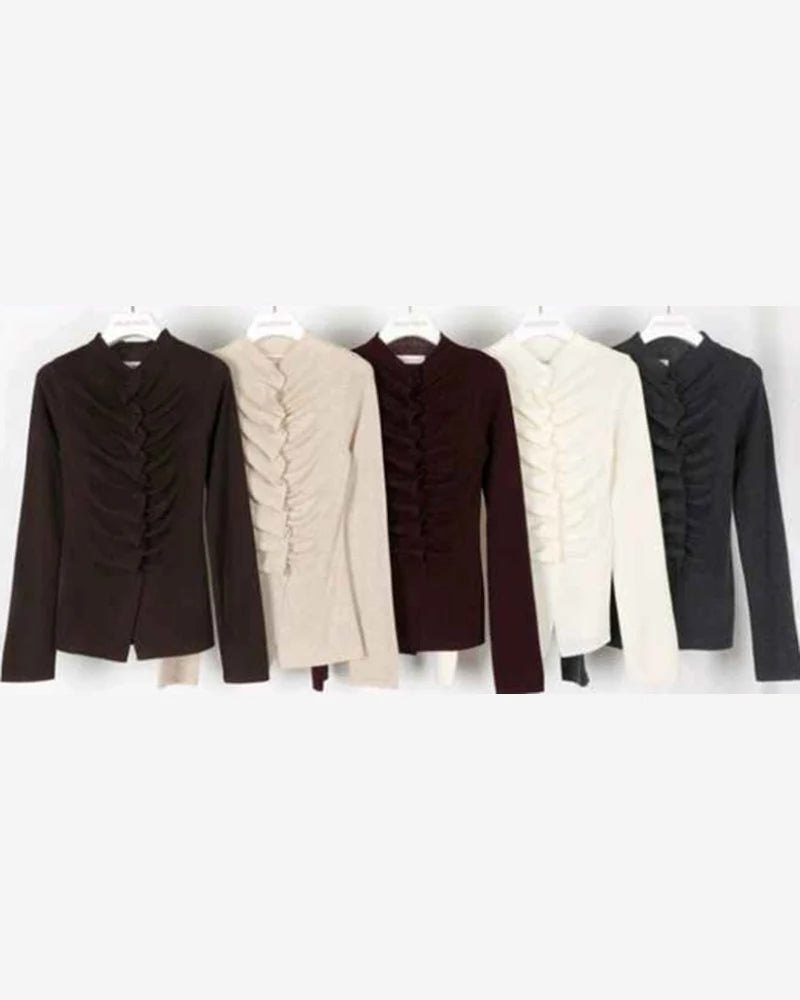 Golfino donna Jean Louis Francoise misto all'ingrosso modello HW70130 - L&Y - foto 2