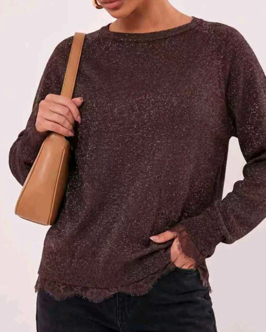 Maglia donna Jean Louis Francoise misto all'ingrosso modello HX70184 - L&Y