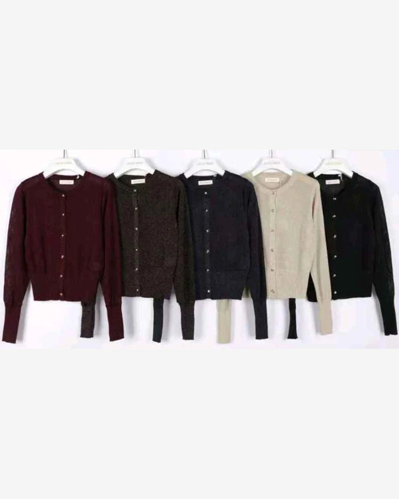 Golfino donna Jean Louis Francoise misto all'ingrosso modello HX70193-1 - L&Y - foto 2