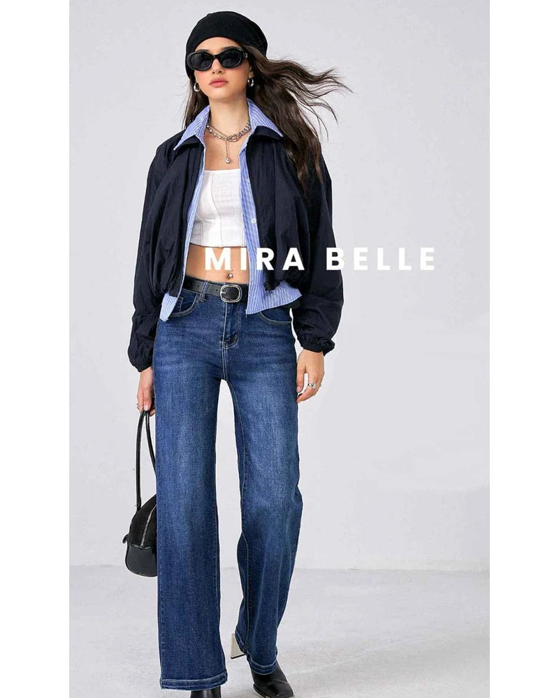 Jeans donna Mira Belle BLUE all'ingrosso modello J082 - L&Y