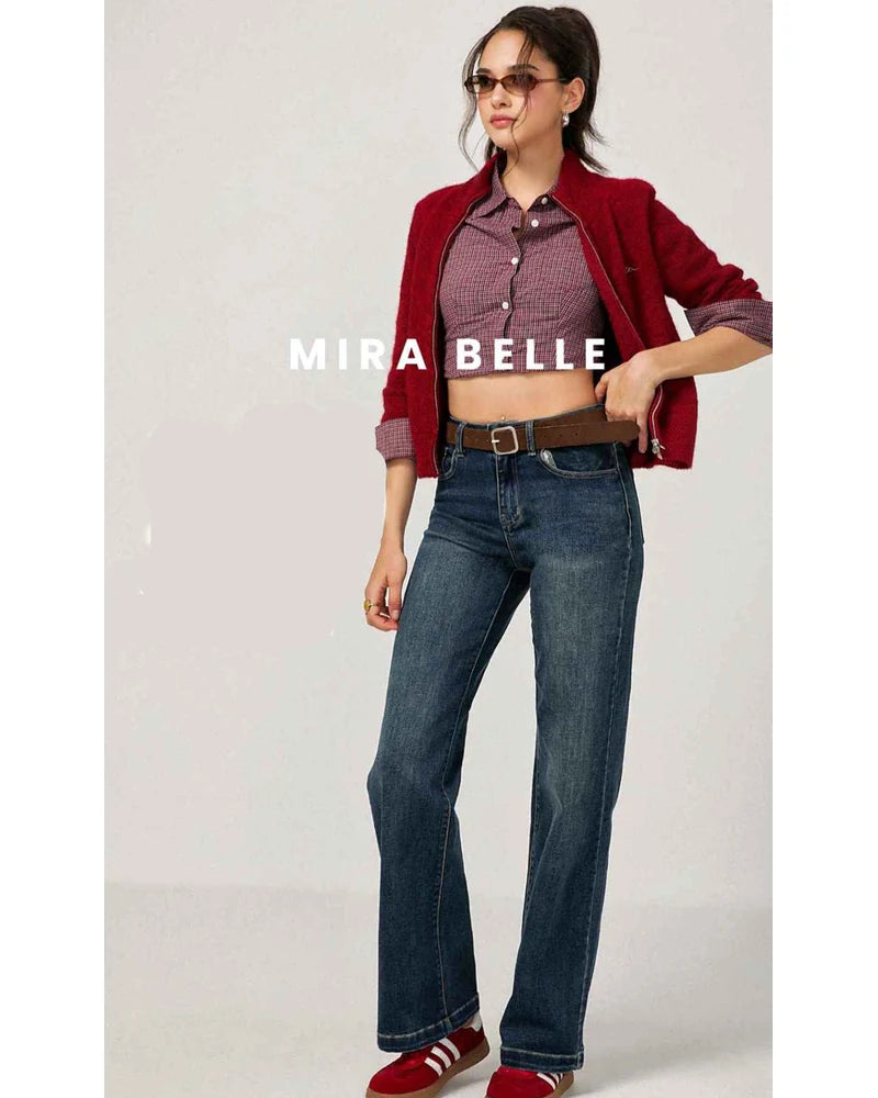Jeans donna Mira Belle BLUE all'ingrosso modello J083 - L&Y