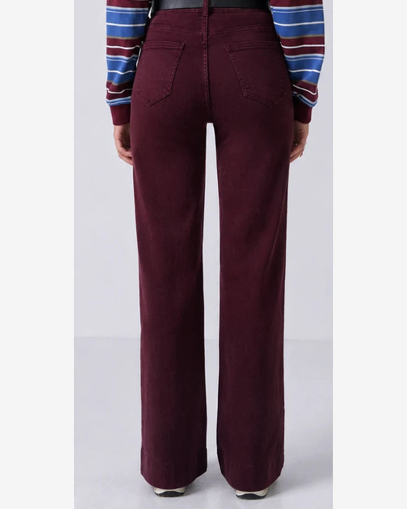 Jeans donna Mira Belle bordeaux all'ingrosso modello J095 - L&Y - foto 2