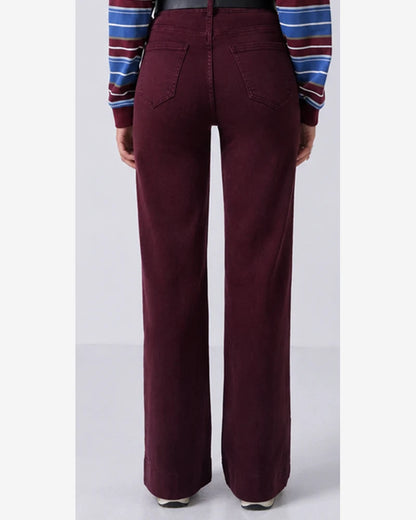 Jeans donna Mira Belle bordeaux all'ingrosso modello J095 - L&Y - foto 2