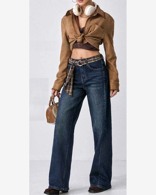 Jeans donna Mira Belle blu all'ingrosso modello J108 - L&Y