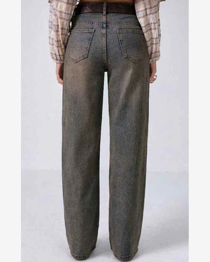 Jeans donna Mira Belle khaki all'ingrosso modello J110 - L&Y - foto 2