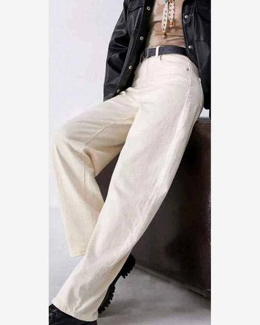 Jeans donna Mira Belle beige all'ingrosso modello J116 - L&Y