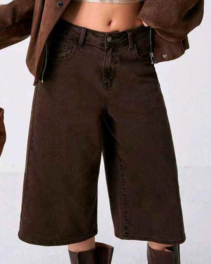 Jeans donna Mira Belle marrone all'ingrosso modello J118 - L&Y