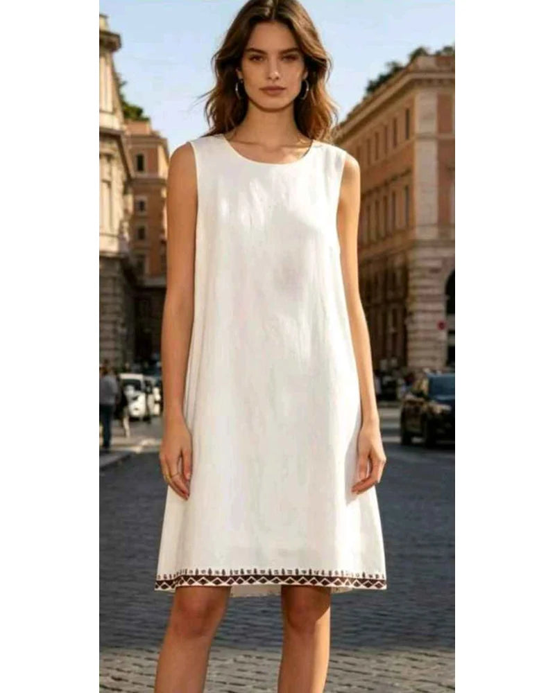 Vestito donna Sweet Miss Bianco all'ingrosso modello J172891 - L&Y