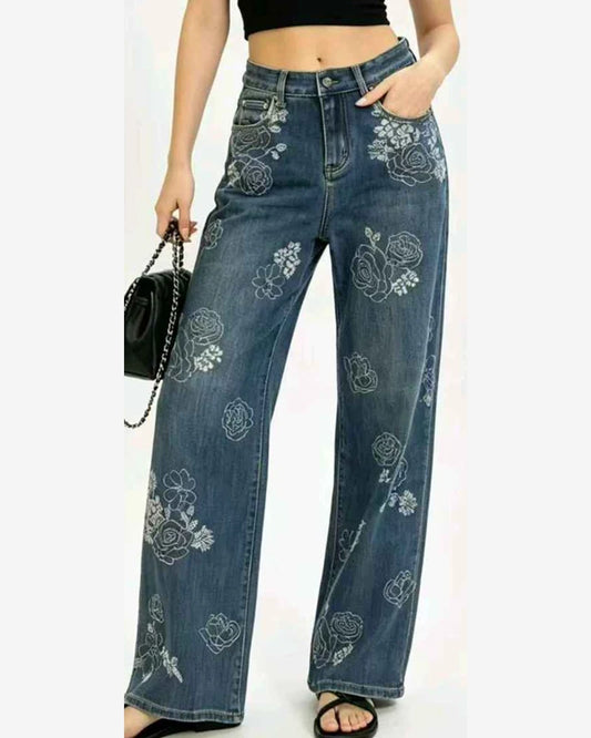 Jeans donna Jack Berry blu all'ingrosso modello JK5686 - L&Y