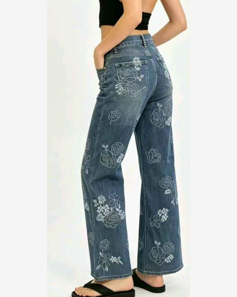 Jeans donna Jack Berry blu all'ingrosso modello JK5686 - L&Y - foto 2