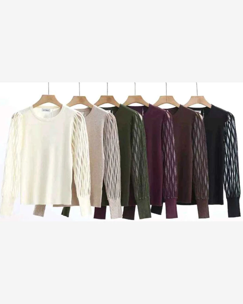 Maglia donna Just Woman misto all'ingrosso modello JK8695 - L&Y - foto 2