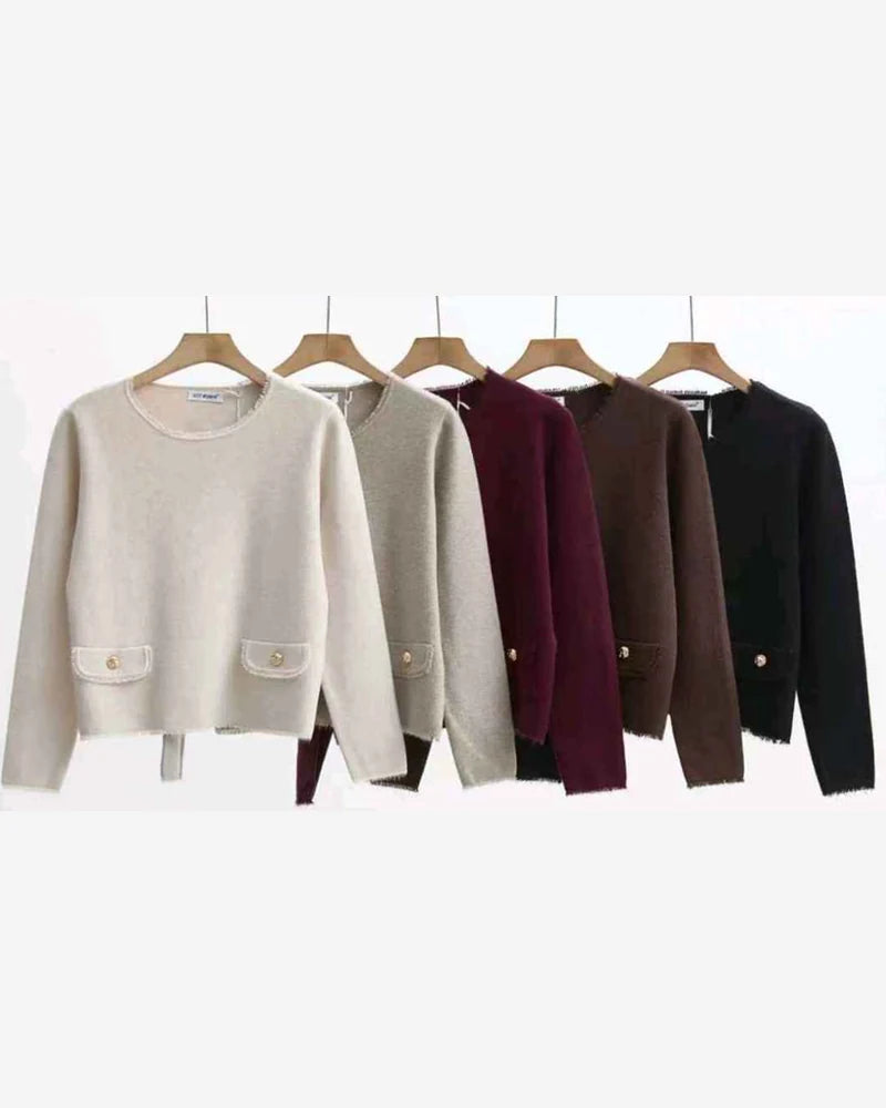 Maglia donna Just Woman misto all'ingrosso modello JK9485 - L&Y - foto 2