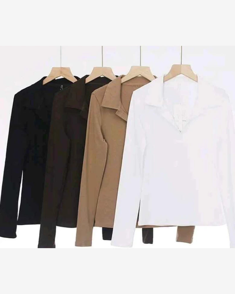 Maglia donna Vinceotto misto all'ingrosso modello JX-09426 - L&Y - foto 2