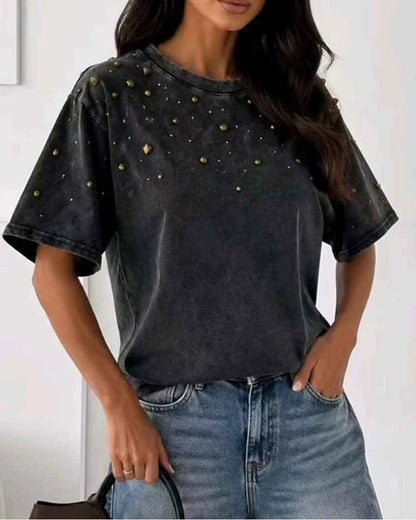 T-shirt donna Vinceotto misto all'ingrosso modello JX-09552 - L&Y
