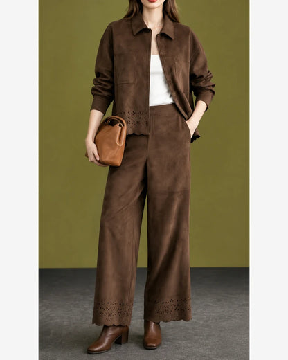 Completo donna Sweet Miss khaki all'ingrosso modello K203557 - L&Y