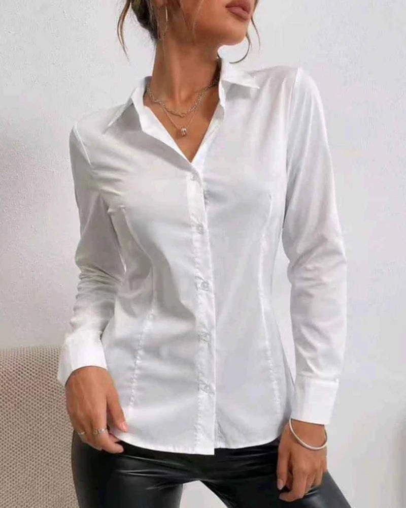 Camicia donna Vinceotto nero all'ingrosso modello K217 - L&Y