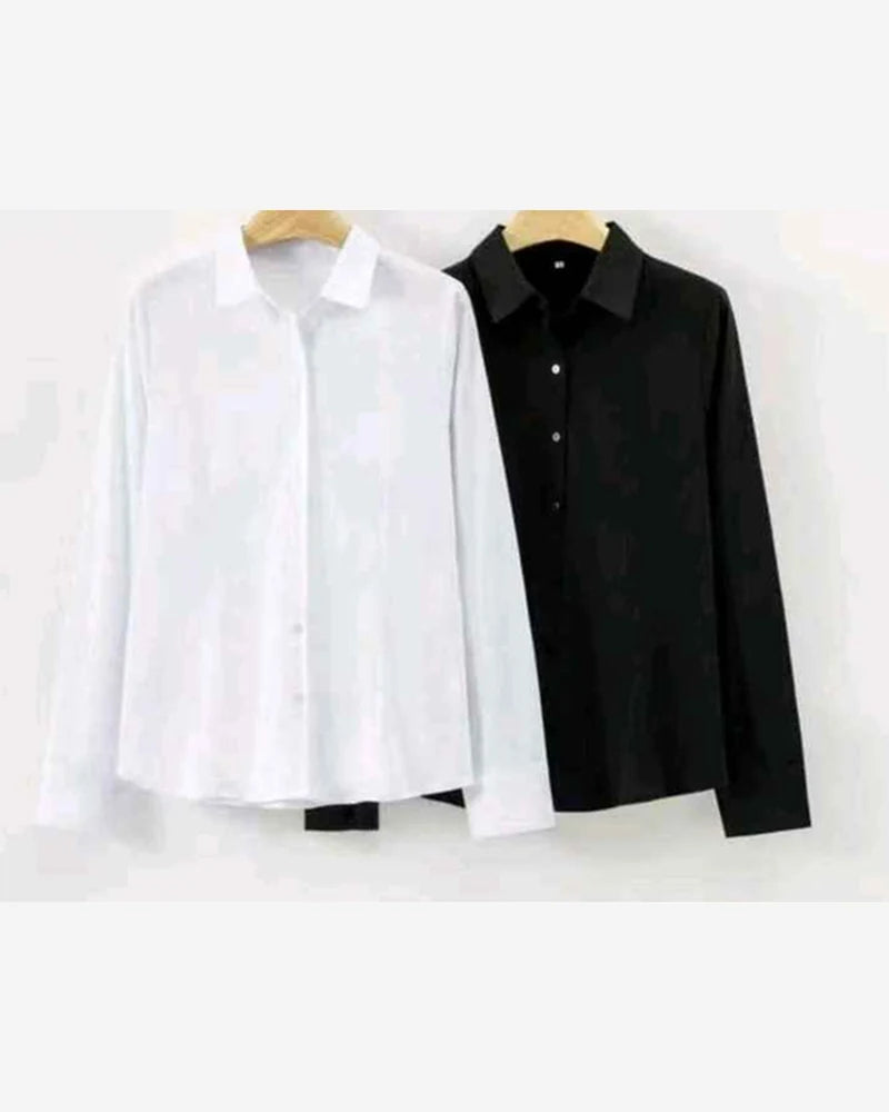 Camicia donna Vinceotto nero all'ingrosso modello K217 - L&Y - foto 2