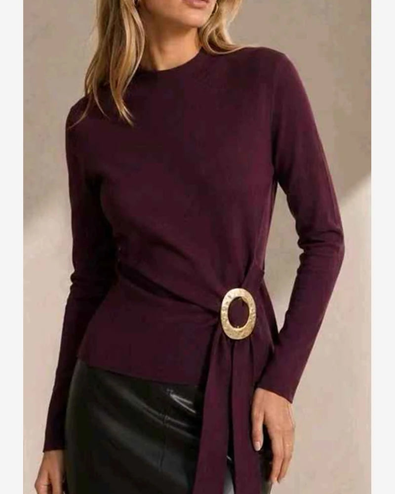 Maglia donna ZETA NOVA misto all'ingrosso modello K5836 - L&Y