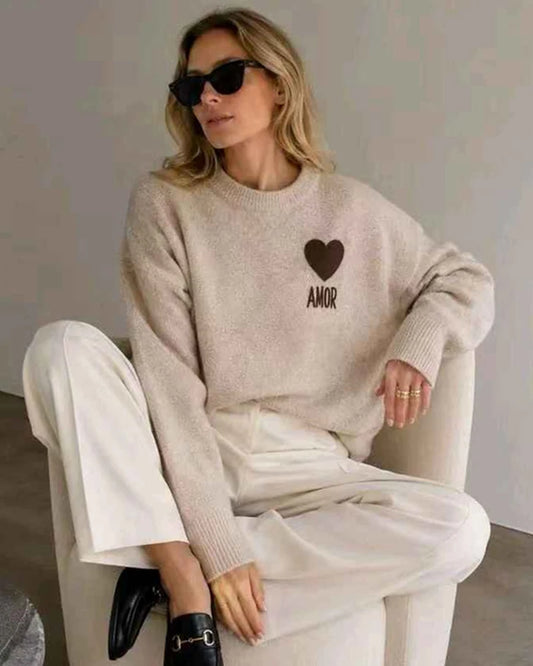 Maglia donna ZETA NOVA misto all'ingrosso modello K5842 - L&Y