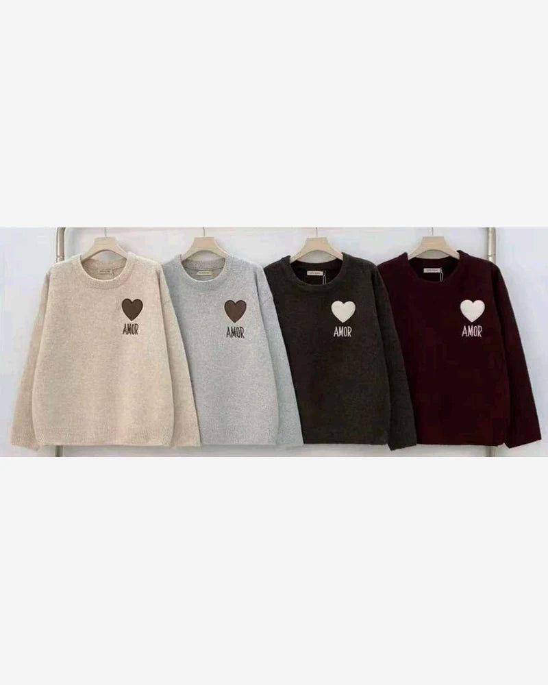 Maglia donna ZETA NOVA misto all'ingrosso modello K5842 - L&Y - foto 2