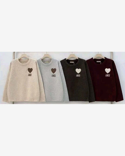 Maglia donna ZETA NOVA misto all'ingrosso modello K5842 - L&Y - foto 2