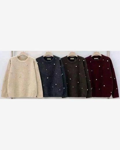 Maglia donna ZETA NOVA misto all'ingrosso modello K5845 - L&Y - foto 2