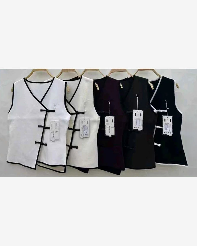 Canotta donna Vinceotto misto all'ingrosso modello K650 - L&Y - foto 2