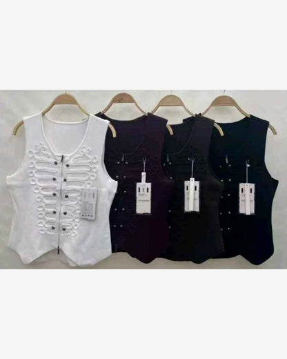 Canotta donna Vinceotto misto all'ingrosso modello K676 - L&Y - foto 2