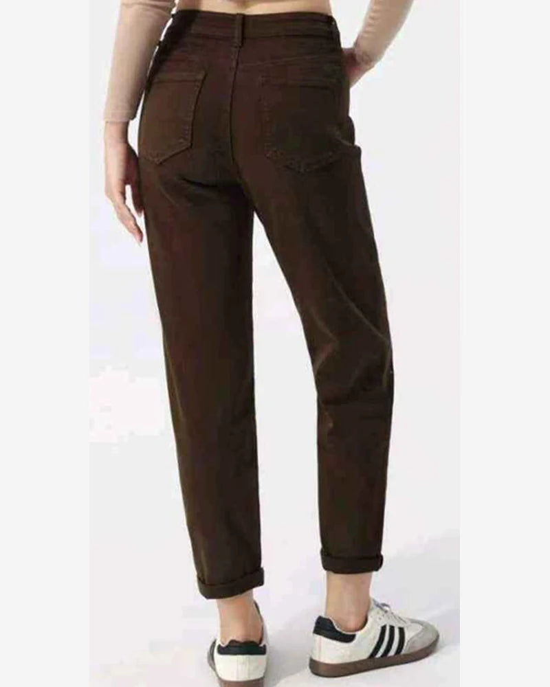 Jeans donna Kiss Pink marrone all'ingrosso modello KP387 - L&Y - foto 2