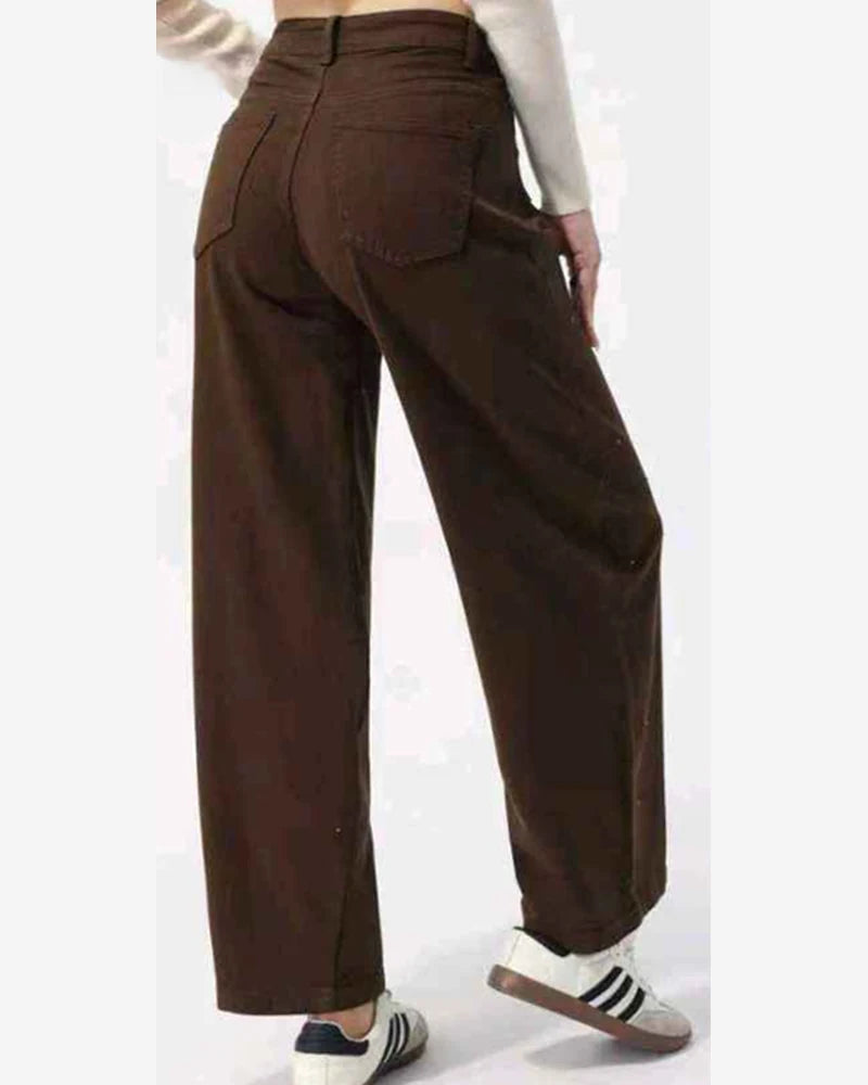 Jeans donna Kiss Pink marrone all'ingrosso modello KP388 - L&Y - foto 2