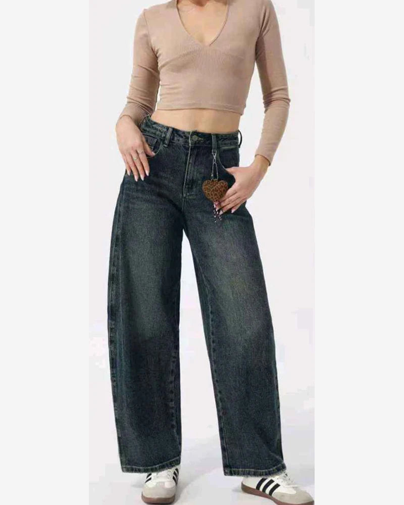 Jeans donna Kiss Pink blu-2 all'ingrosso modello KP391 - L&Y