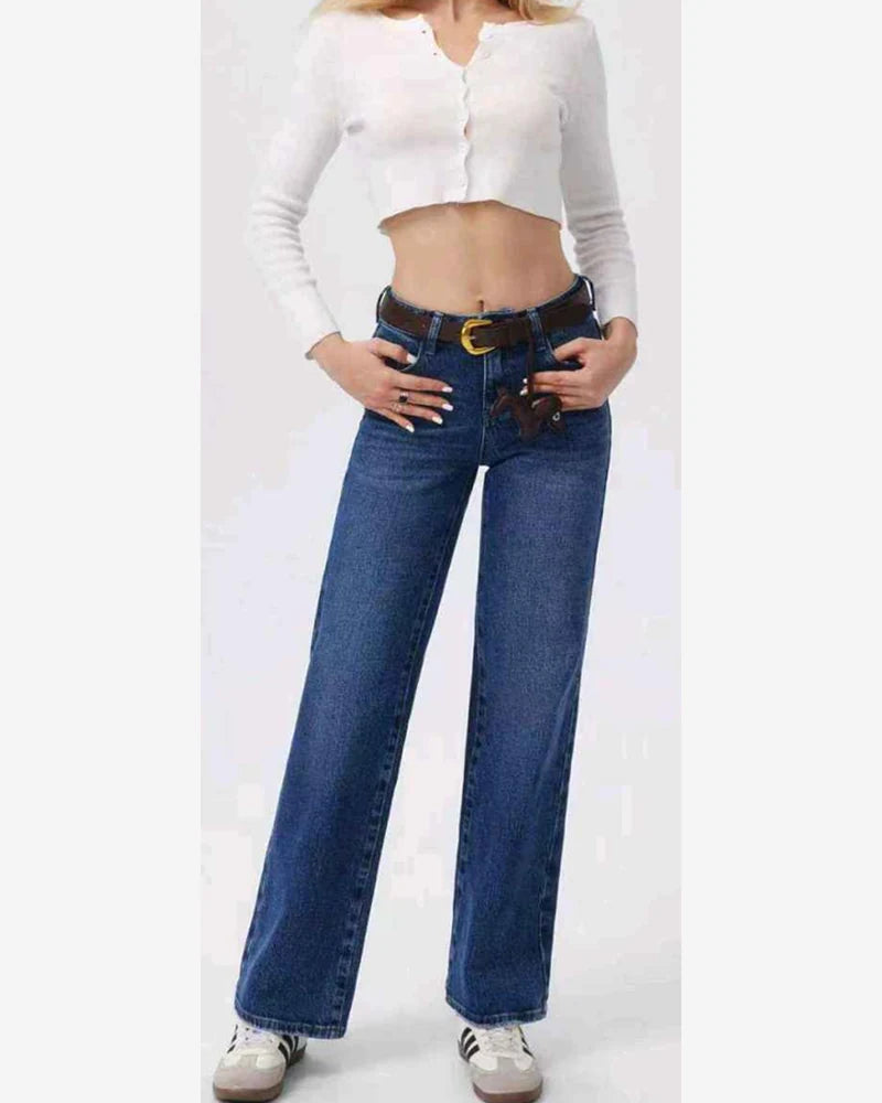 Jeans donna Kiss Pink grigio-4 all'ingrosso modello KP393 - L&Y - foto 2