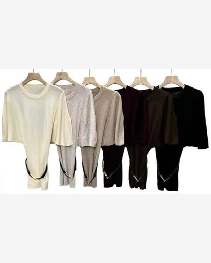 Maglia donna Vinceotto misto all'ingrosso modello L06838 - L&Y - foto 2