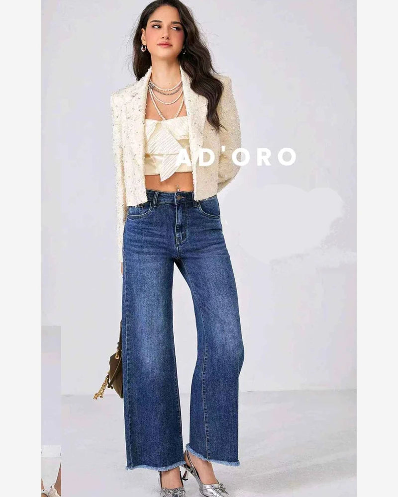 Jeans donna AD'ORO nero all'ingrosso modello LUCY - L&Y - foto 3