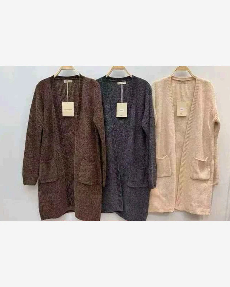 Cardigan donna ZETA NOVA all'ingrosso modello M075 - L&Y - foto 2