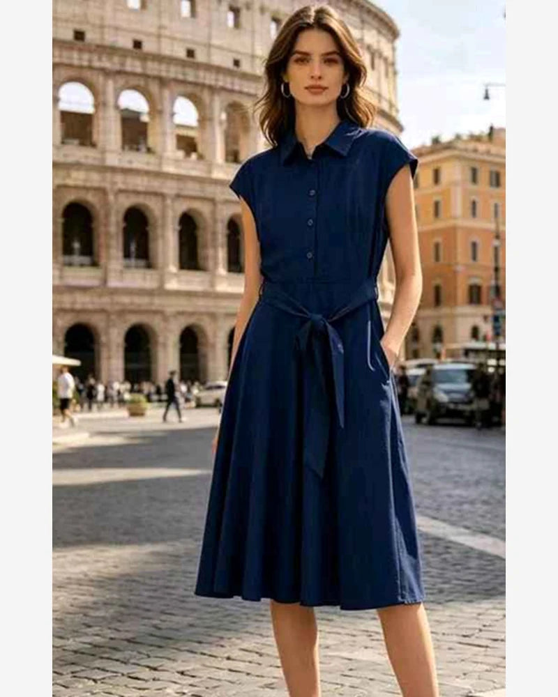 Vestito donna Sweet Miss beige all'ingrosso modello M113599-1 - L&Y - foto 2