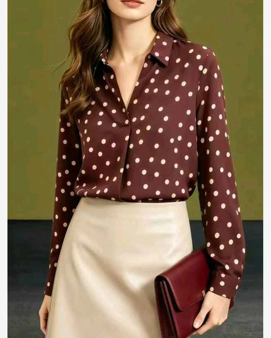 Camicia donna Sweet Miss bordeaux all'ingrosso modello M116660 - L&Y