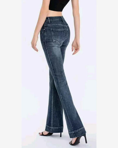 Jeans donna Water Jeans blu all'ingrosso modello M2287 - L&Y - foto 2