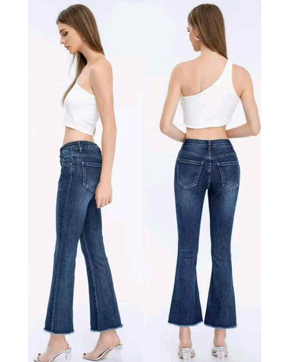 Jeans donna Water Jeans BLUE all'ingrosso modello M2288 - L&Y - foto 2