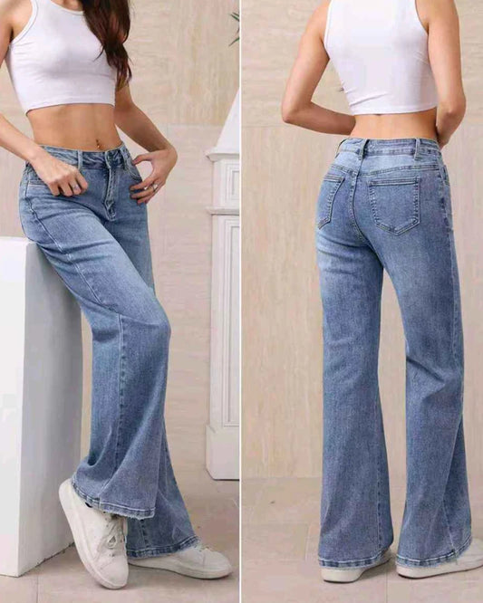 Jeans donna Kiss Pink BLUE all'ingrosso modello M2302 - L&Y