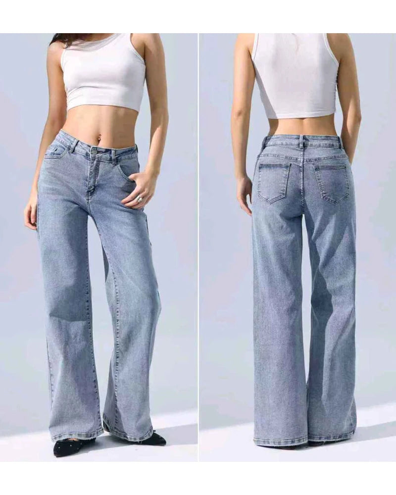 Jeans donna Kiss Pink BLUE all'ingrosso modello M2302 - L&Y - foto 3