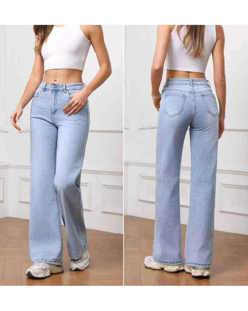 Jeans donna Kiss Pink BLUE all'ingrosso modello M2302 - L&Y - foto 4