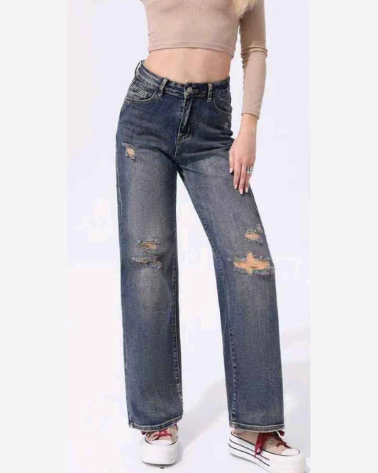 Jeans donna Kiss Pink all'ingrosso modello M2507 - L&Y