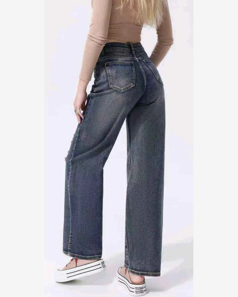 Jeans donna Kiss Pink all'ingrosso modello M2507 - L&Y - foto 2